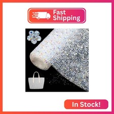 Locacrystal Bling Resin Rhinestone Sticker DIY Car Decoration Stickers Self-Adhe