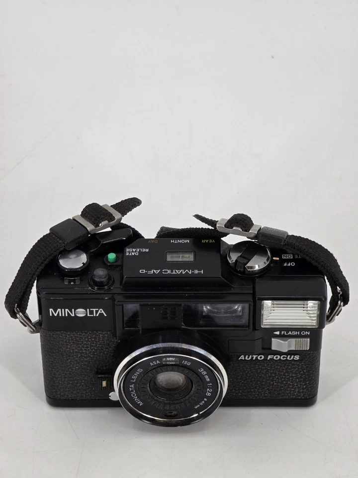 Minolta Hi-Matic AF-D Point & Shoot 35mm Film Camera JAPAN - Image 2 of 4