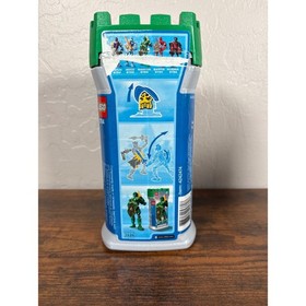 LEGO Knights Kingdom 8784 Rascus Green Knight Figure with Canister Manual Cards