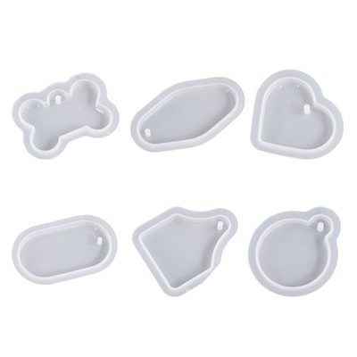 Silicone Pendant Mold Epoxy Resin Casting Mold for Jewelry Making Diy