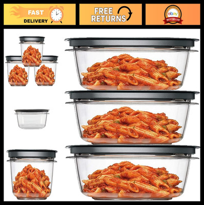 5-Cup Flex & Seal Food Storage Set - 3 Tritan Containers & Lids, 6-Piece Bundle