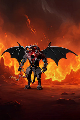 Replikat Herr der Ringe Balrog Baustein Set - MOC F-A2006