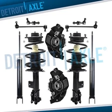 2.0L Front Knuckles Bearing Hubs Struts Rear Shocks Sway Bars for Hyundai Sonata