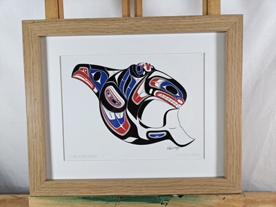 RICHARD SHORTY KILLERWAL DESIGN FIRST NATIONS KUNSTDRUCK KANADA EINHEIMISCH