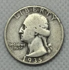 1935 25C Washington Quarter