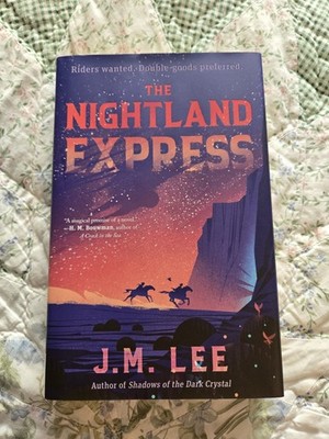 J. M. Lee The Nightland Express Hardcover 2022 YA Fantasy Novel 1st Ex-Library
