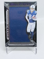 2025 Panini Black - Sizeable Rookie Memorabilia Tyler Warren #SIZ-TWN /149 (MEM,
