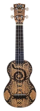 Mahalo MA1PY Art II Series Soprano Ukuelele. Python Motiff