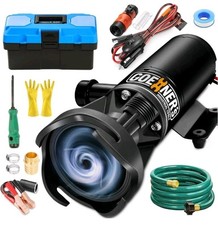 12V RV Portable Macerator Waste Pump for Sewage with Box 12GPM