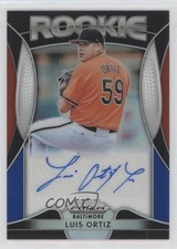 2019 Panini Prizm Rookie Red White & Blue 45/50 Luis Ortiz #RA-LO Auto 03rx