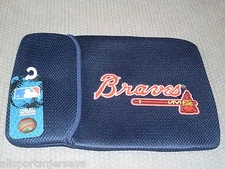 MLB Atlanta Braves Embroidered Logo on Netbook Sleeve 10" by Team ProMark