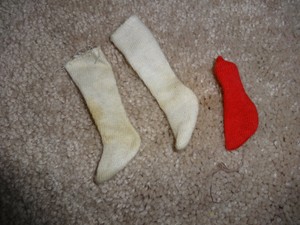 barbie doll socks