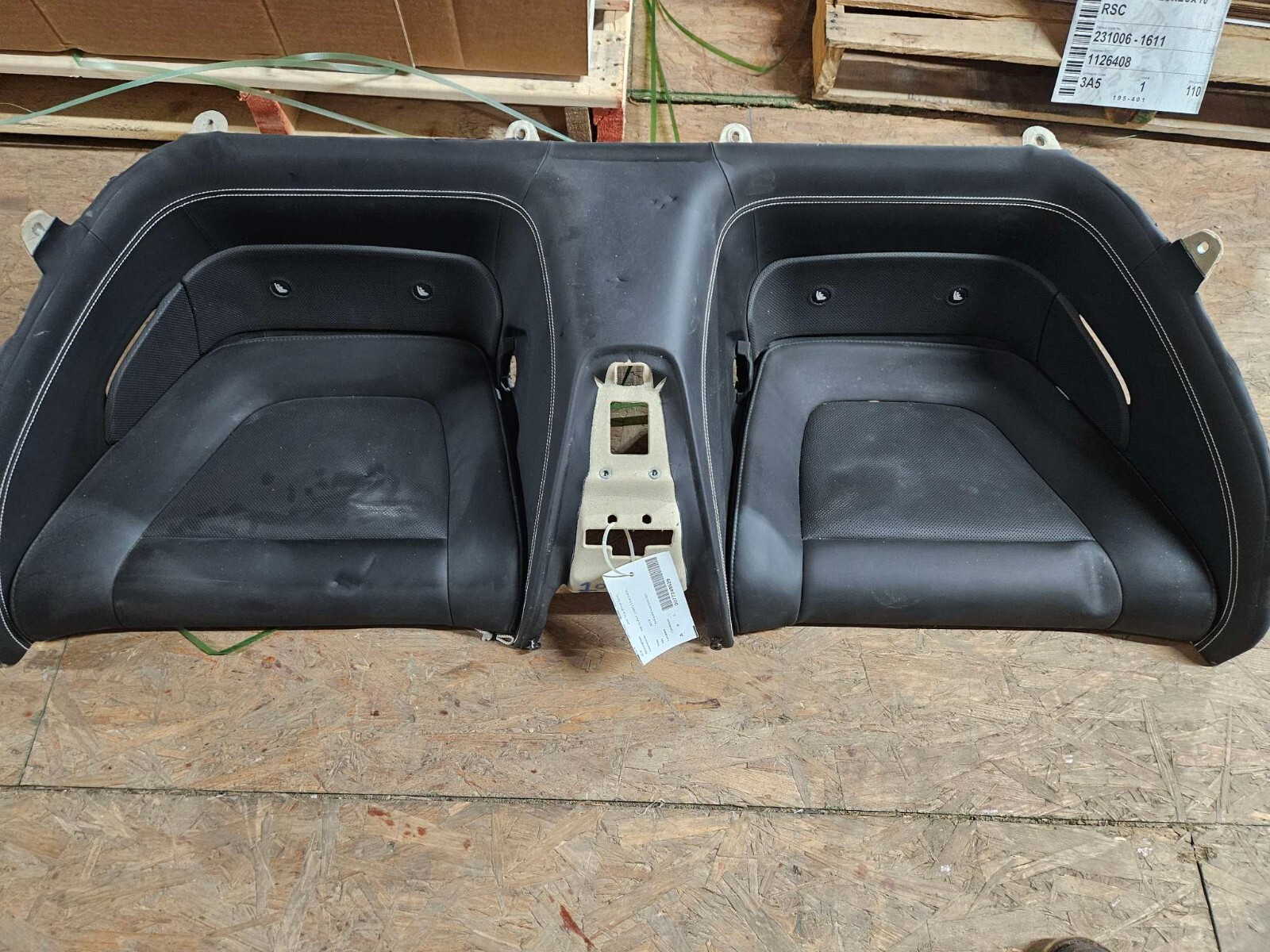 2017-2020 Ferrari Portofino Rear Seat Black Leather; PART#S 814735, 88875000