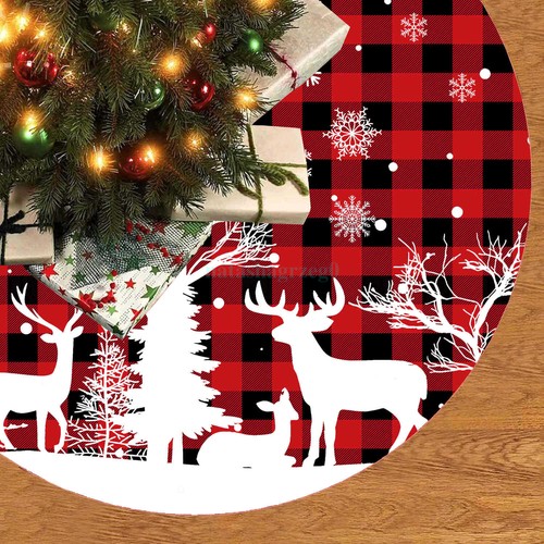 NEW G-rinch Christmas Tree Skirt Decorative Apron Carpet Floor Mat Decor Gift AU - Picture 36 of 49