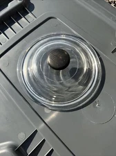 8 Inch Glass Replacement Lid (marked 24Mexico) 8’ And One Quarter