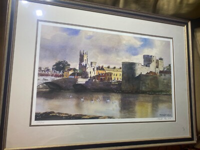 Ranulph Bye (1916 - 2003) ''King John's Castle'' -  LE Print - Signed And Framed
