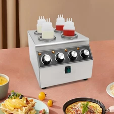 800W Sauce Warmer Dispenser 201 Stainless Steel Sauce Heat Preservation Machine