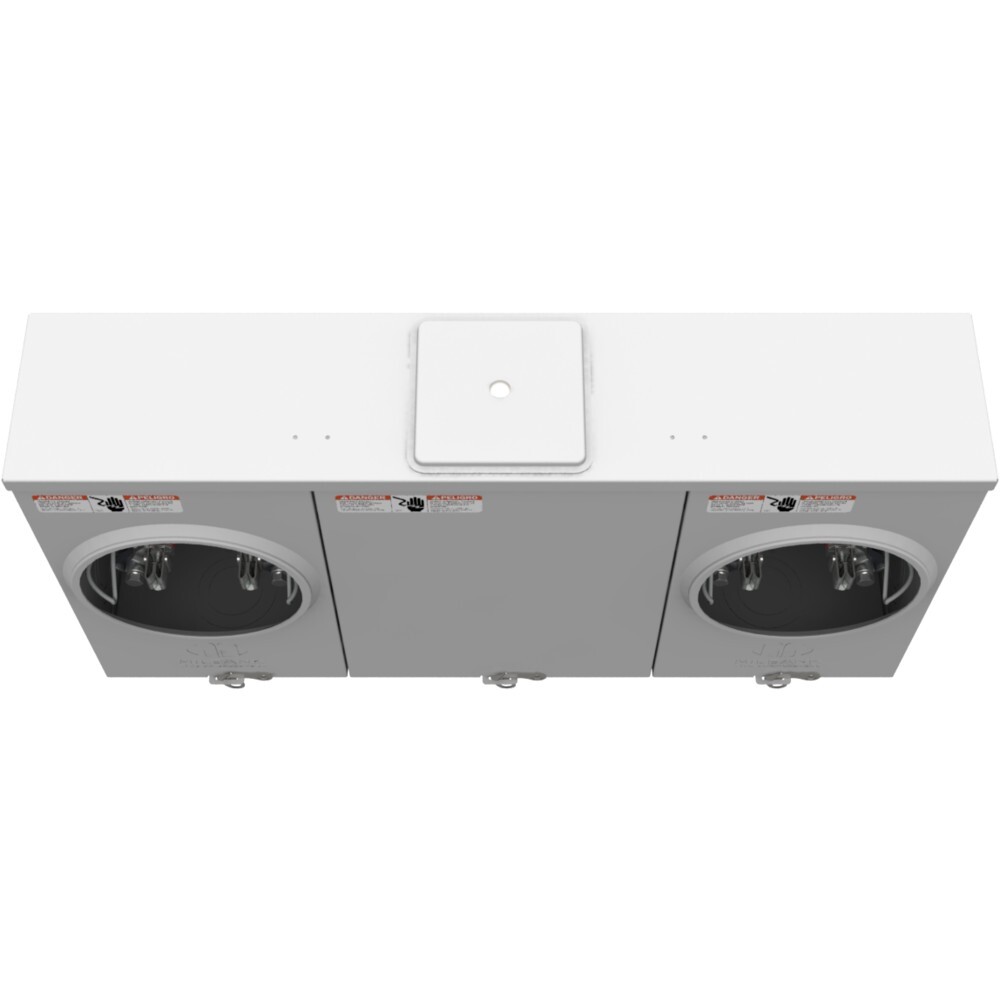 MILBANK U1252-X 200A DUAL METER CAN SOCKET OVERHEAD/UNDERGROUND BRAND NEW!!!!