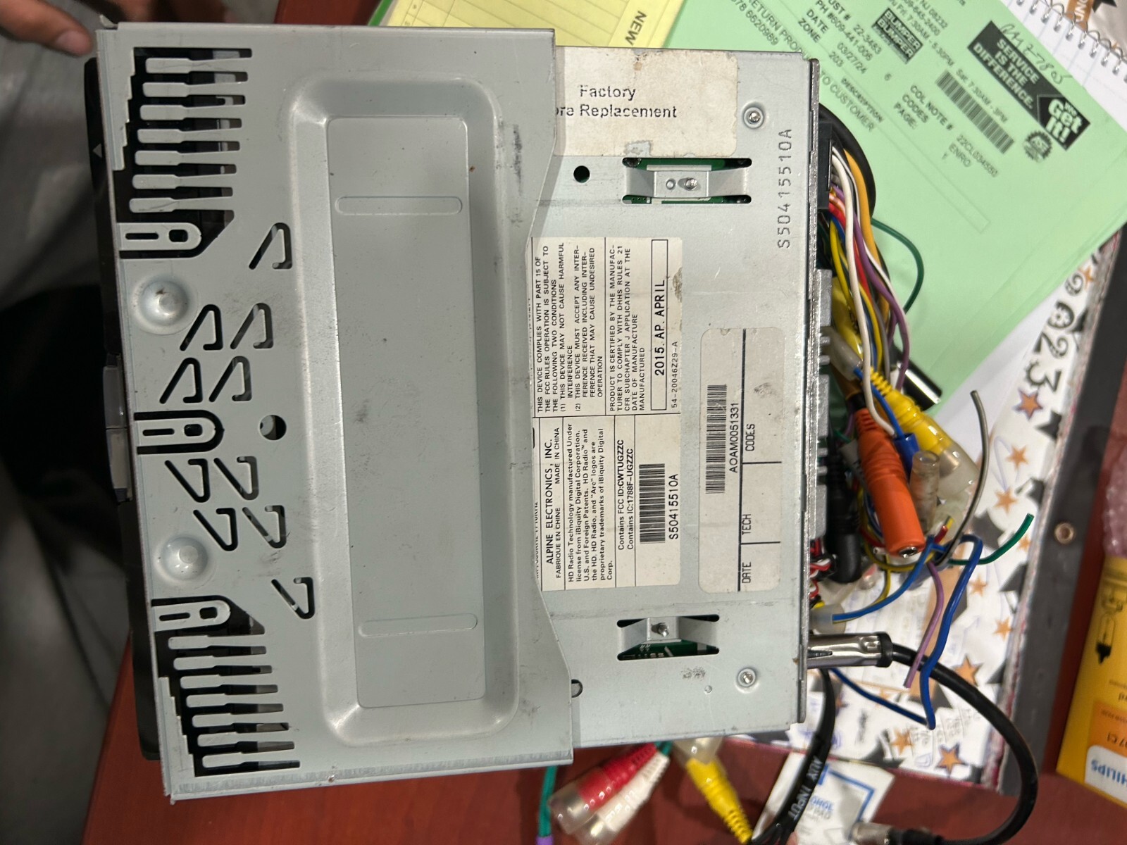 Used Alpine Car Stereo Inew957 eBay