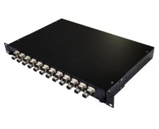 24 Port Rack Mount Fiber Enclosure Pre-Loaded with SC MM Connectors