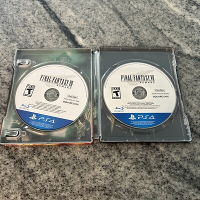 FF7リメイク ps4 フィギュアスチールブックケースセット Final Fantasy 7 VII Remake Collectible Steelbook Case with