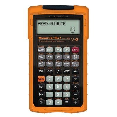 Calculated 4088 Machinist Calc Pro 2 Advanced Machining Math Calculator