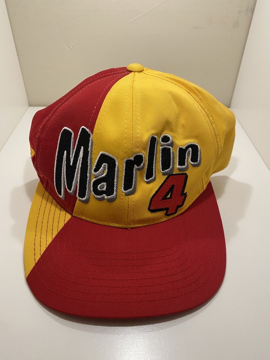 Vintage Sterling Marlin #4 Kodak Car NASCAR Racing Hat SnapBack