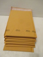 10 ct Gold #1 ULINE 7.25x12"  Bubble Envelopes Mailer Bags S-9986