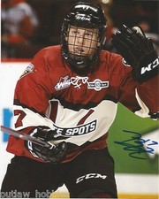 Vancouver Giants Tyler Benson Autographed Signed 8x10 Photo COA E