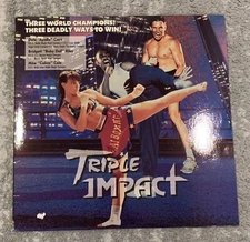 Triple Impact - Rare Vintage Laserdisc