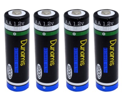 AA + AAA HIGH CAPACITY wiederaufladbare Akkus Ni-MH 1,2V 900 1300 2000 2500 mAh