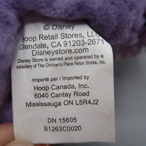 Disney Store Plush Lumpy Heffalump Stuffed Animal Elephant Purple 15" - Picture 5 of 7