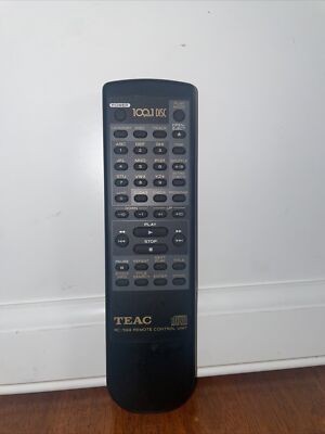 Genuine OEM TEAC Remote RC-599 for PD X100 - 100+1 disc player | eBay