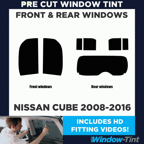 Per Nissan Cube 2008-16 Completo Pre Taglio Pellicola Finestrini Kit Ant. & - Picture 2 of 10