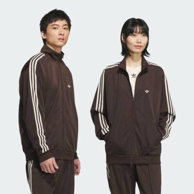 Adidas Originals Mens BB TRACKTOP JACKET JD5267 BROWN ASIAN FIT S