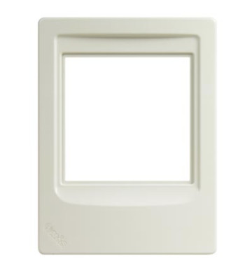 M&S Systems Linear DMCFRA Retrofit Room Station Frame, Almond Trim Plate