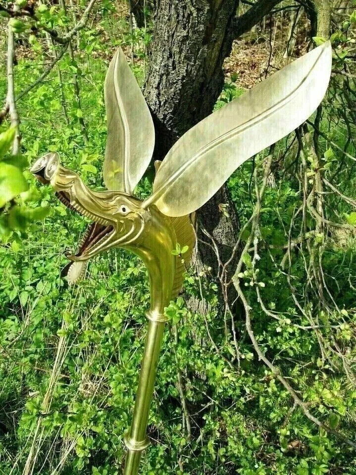 18 Gauge Messing mittelalterlicher keltischer Deskford Carnyx, voll spielbar, - Bild 4 von 4