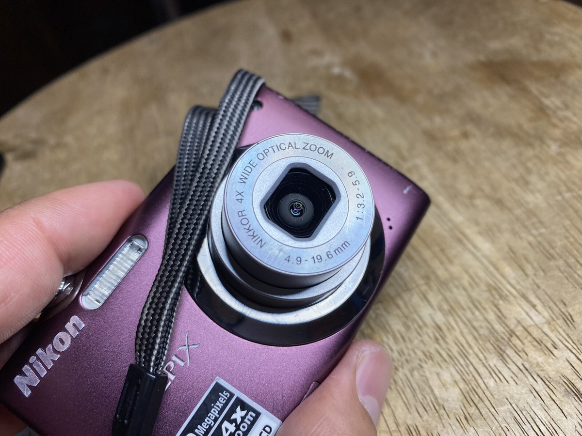 【美品】Nikon デジタルカメラ COOLPIX S3000 パープル Nikon CoolPix S3000 12MP Digital Camera 4x Wide Purple