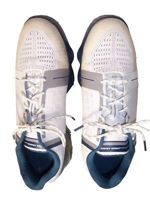 Under Armour  sz 8 Spieth One White/Navy Golf Shoes 1288574-141