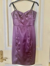 Fire Los Angeles Women’s Purple Sleeveless Zipper Back Sundress Sz9 Made in USA