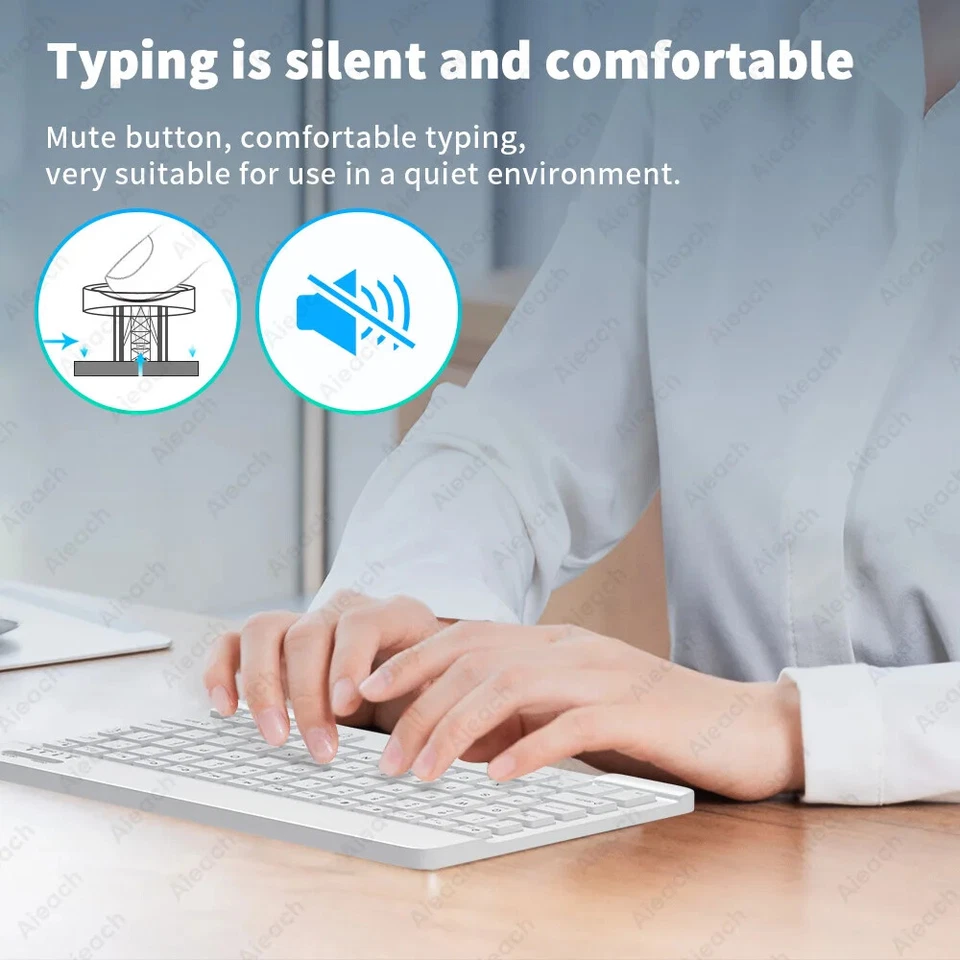 Keyboard For Tablet Android iOS Windows Wireless Mouse Keyboard Bluetooth-compat - Image 4 of 4