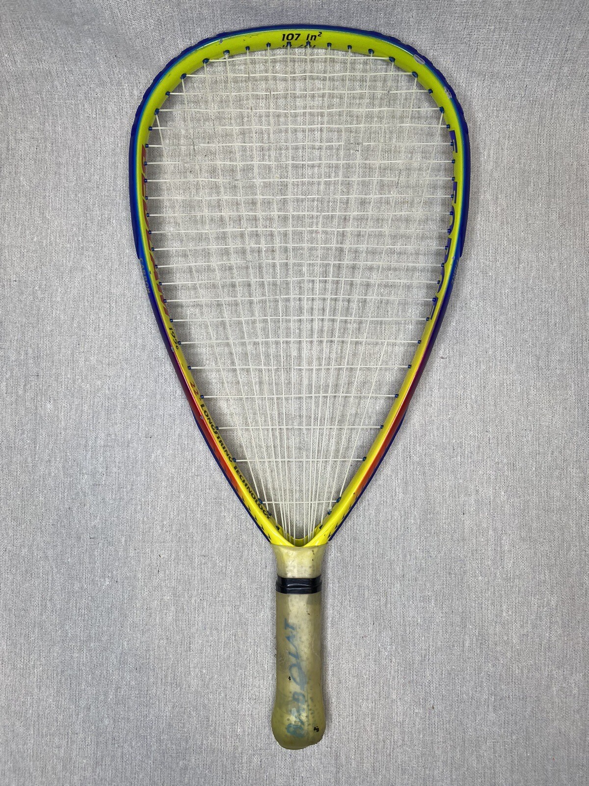 EForce Bedlam 195g 107 SqIn Carbon Fibre 22'' Longstring Racquetball Racquet eBay