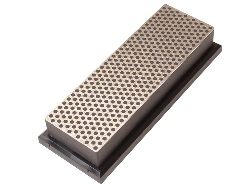 DMT Diamante Whetstone 150mm Plastica Custodia Nera 220 Sabbia Extra Grezzo