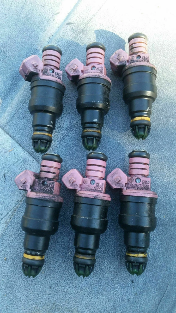 6 pcs BMW E36 328i M3 E39 Z3 M52 M52B28 PINK TOP FUEL INJECTORS 