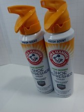 Arm  Hammer Odor Defense Fresh Scent Shoe Refresher Spray 4.0 Oz EA 2pk 