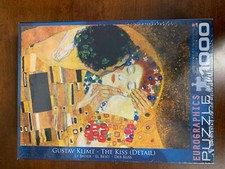 EuroGraphics Gustav Klimt The Kiss 1000 Piece Puzzle NEW AND SEALED