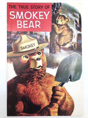 1960 USFS The True Story of Smokey Bear Comic Book Fire Prevention MINT NOS