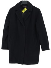 River Woods Women's Coat Uk 10 Blue Wool