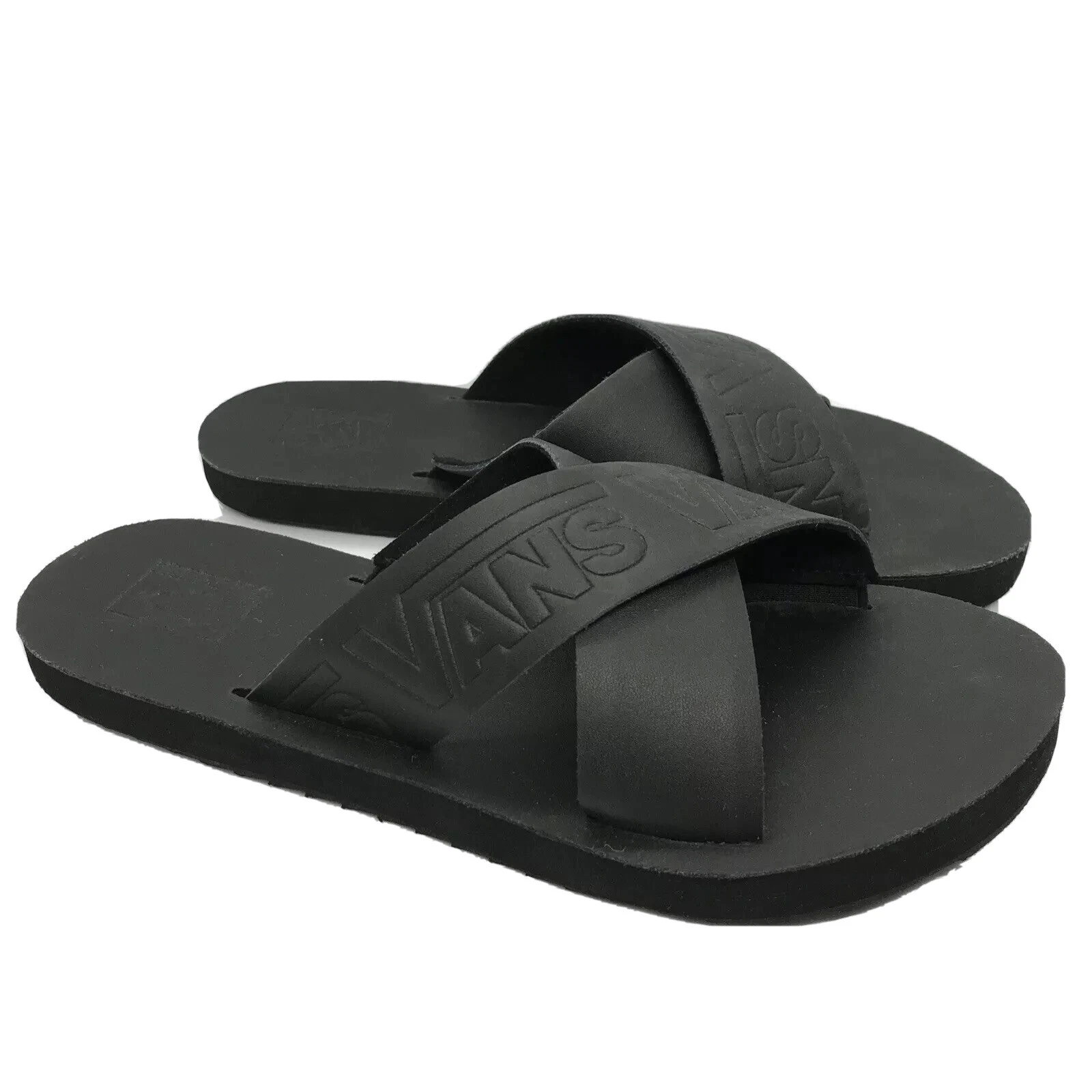 Sandali infradito VANS con cinturino incrociato donna taglia 8 neri neri VN0A4U1ZXX8