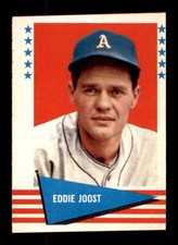 1961 Fleer Baseball Greats (F418-3) #116 Eddie Joost Diamond Cut - Crease Free